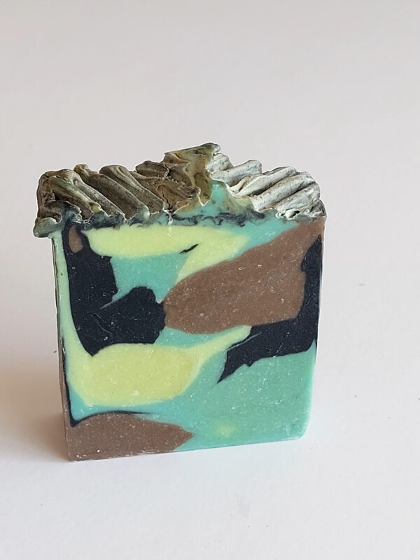 Military Camouflage Soap Bar - Bold and nourishing camouflage design soap