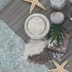 Natural Ingredients for Homemade Facial and Body Mask or Scrub